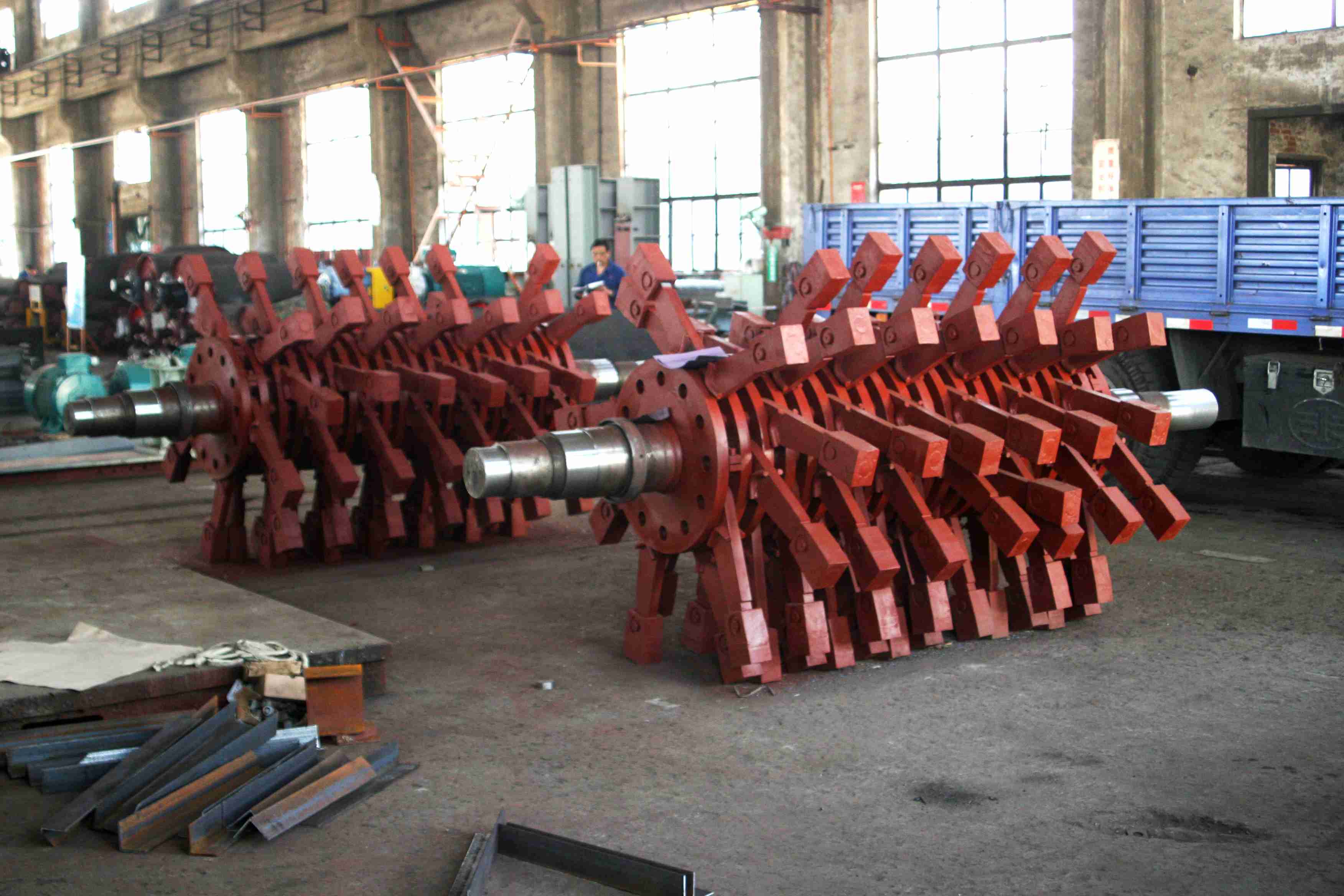 Omkeerbare slaghamerbreker