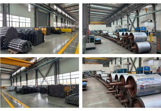 コンベアローラーとプーリー