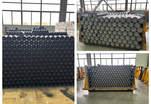 Tiến độ sản xuất con lăn của Công ty TNHH Máy móc Sơn Đông Shankuang.