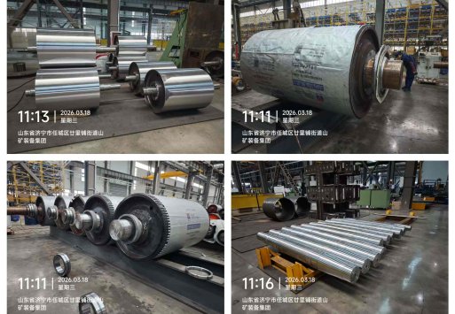 Shandong Shankuang führt heute in der Werkstatt eine geordnete Riemenscheibenproduktion durch.