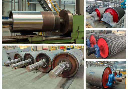 Pulleys of Shandong Shankuang are being manufactured in an orderly manner today.