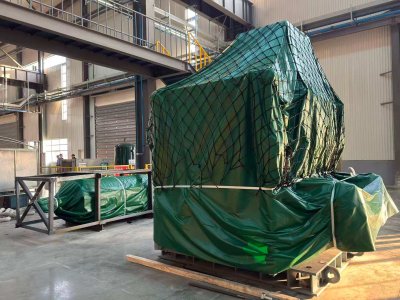 Brecher versandbereit