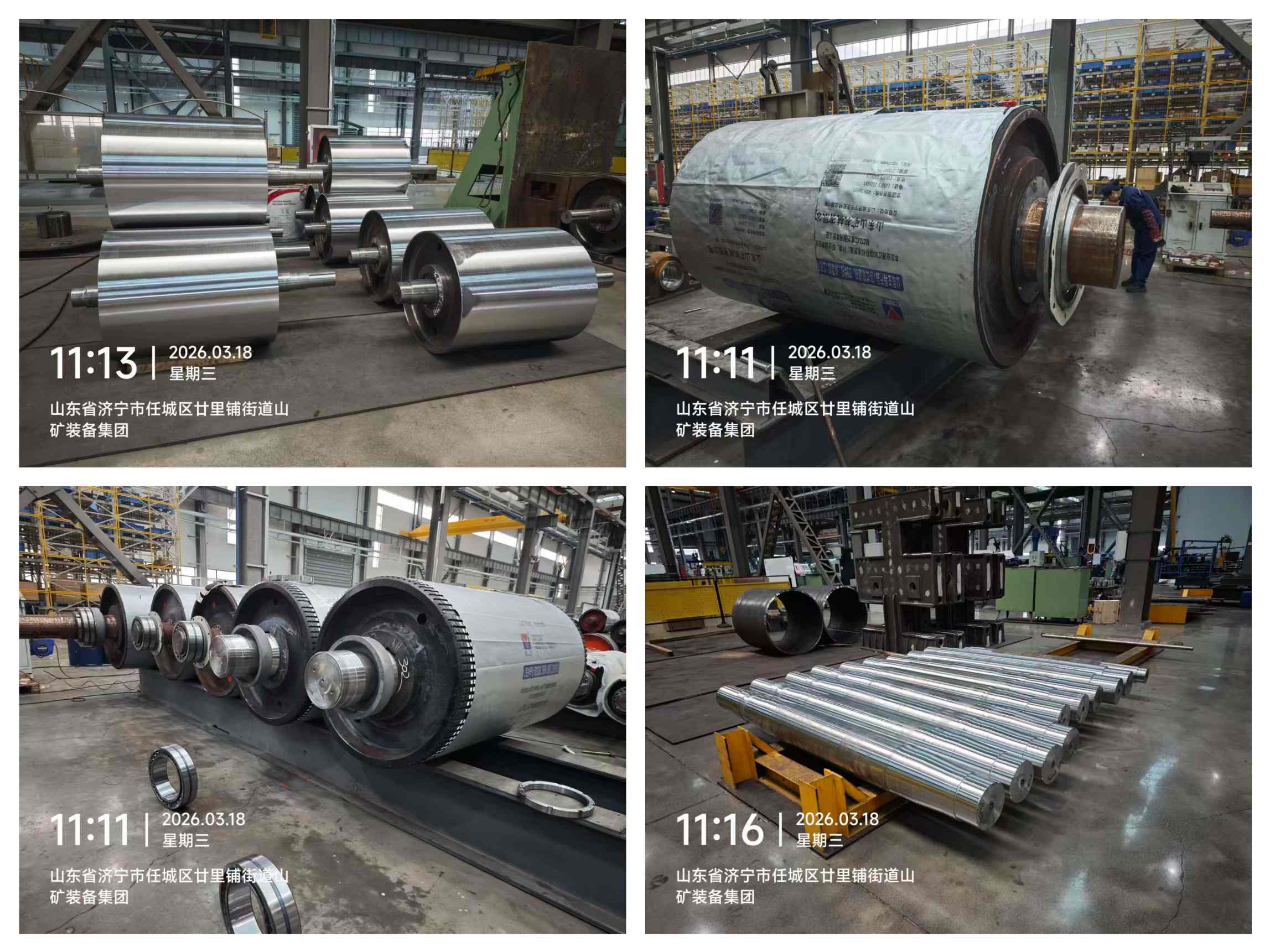 Shandong Shankuang führt heute in der Werkstatt eine geordnete Riemenscheibenproduktion durch..jpg