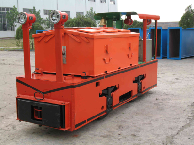 Locomotiva de bateria especial à prova de explosão