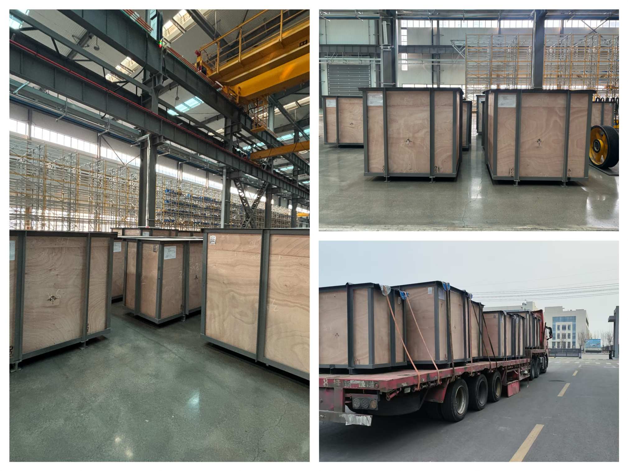 Shandong Shankuang: Pulleys to Guatemala Loaded Today.jpg