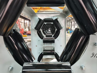 Cinta transportadora de tubos