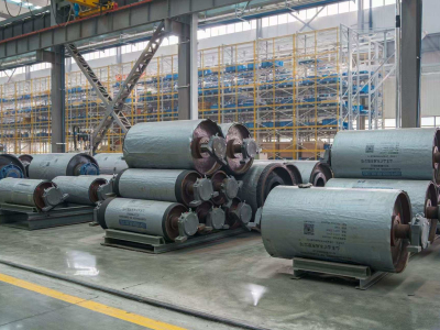 Produktionslinie für Förderbandrollen des Unternehmens